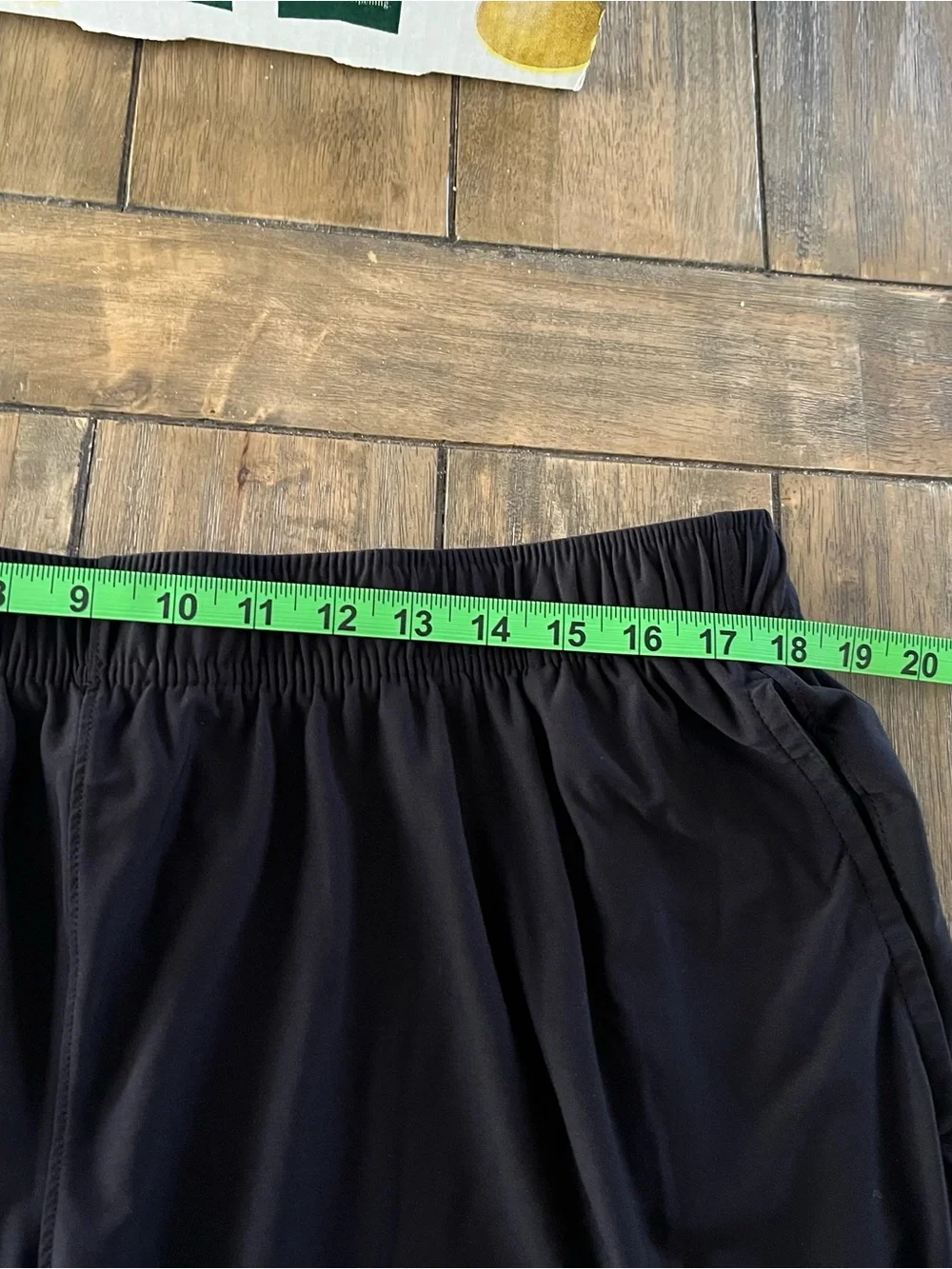 Men's Black Athletic Shorts - Lightweight Performance size XL